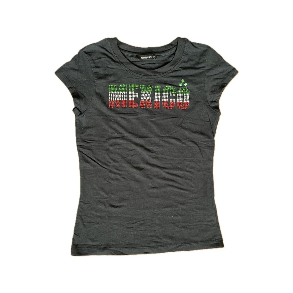 Shorty Bedazzled Mexico T-Shirt